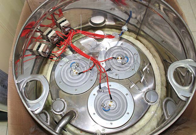 Lắp đặt mâm nhiệt mới cho nồi phở