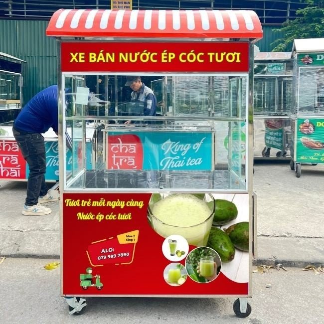 Xe nước ép mái vòm 1m8 độc đáo