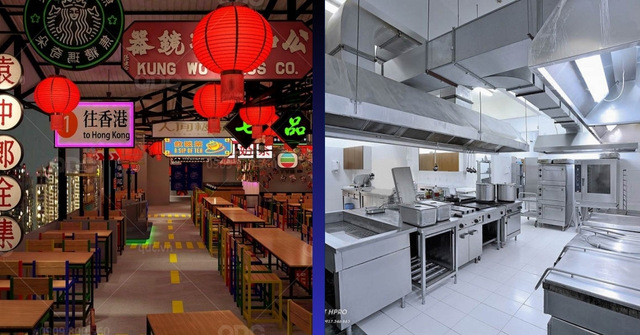 Thiết kế thi công bếp nhà hàng Hong Kong