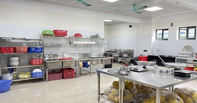 Dự án thi công bếp tại Trụ sở công an huyện Gia Lâm