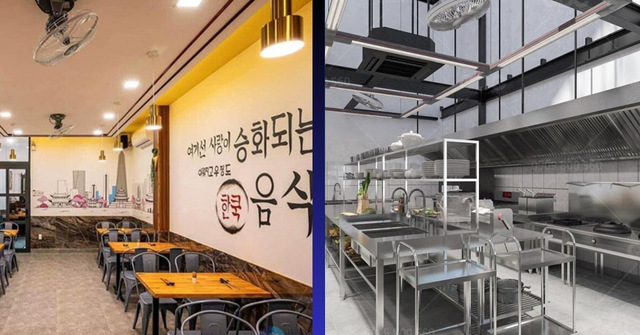 Thiết kế thi công bếp nhà hàng Hàn Quốc