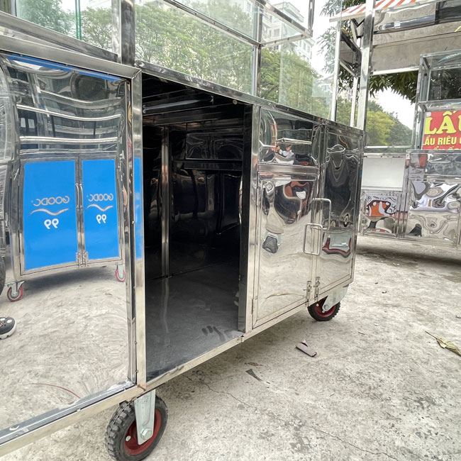 Khung xe nước ép mái chùa 1m5 inox bền bỉ