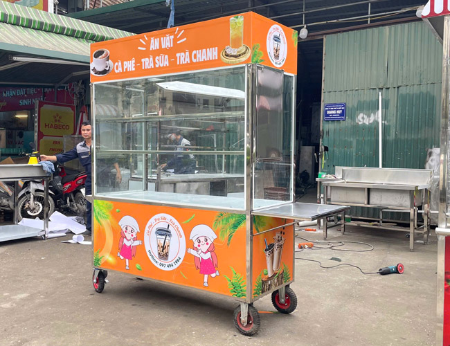 Kích thước 2m tối ưu không gian pha chế