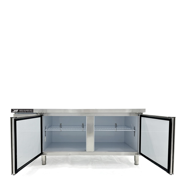 Tủ mát bàn chặt 360L làm lạnh trực tiếp