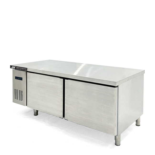 Tủ mát bàn chặt 360L làm lạnh trực tiếp