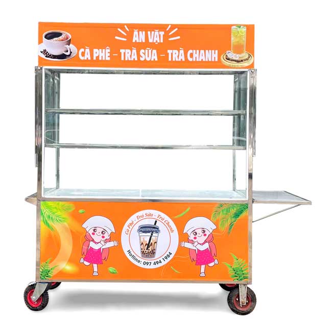 Xe cà phê mái bằng 2m CF2000-B