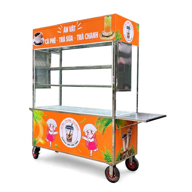 Xe cà phê mái bằng 2m CF2000-B