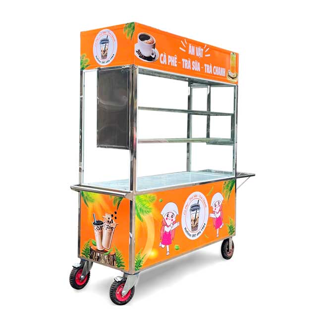 Xe cà phê mái bằng 2m CF2000-B