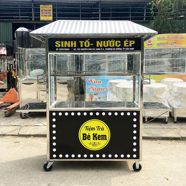 Xe nước ép mái chùa 1m5 phù hợp với mọi mô hình kinh doanh