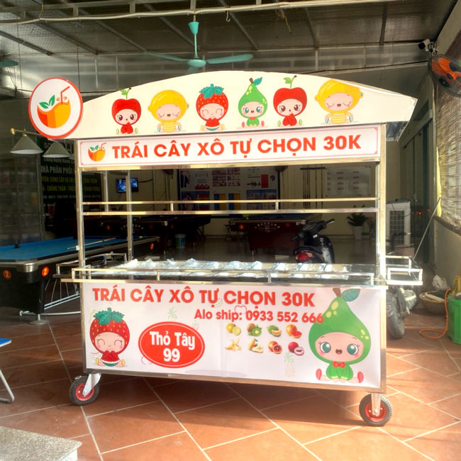 Thích hợp bán hàng lưu động mang đi