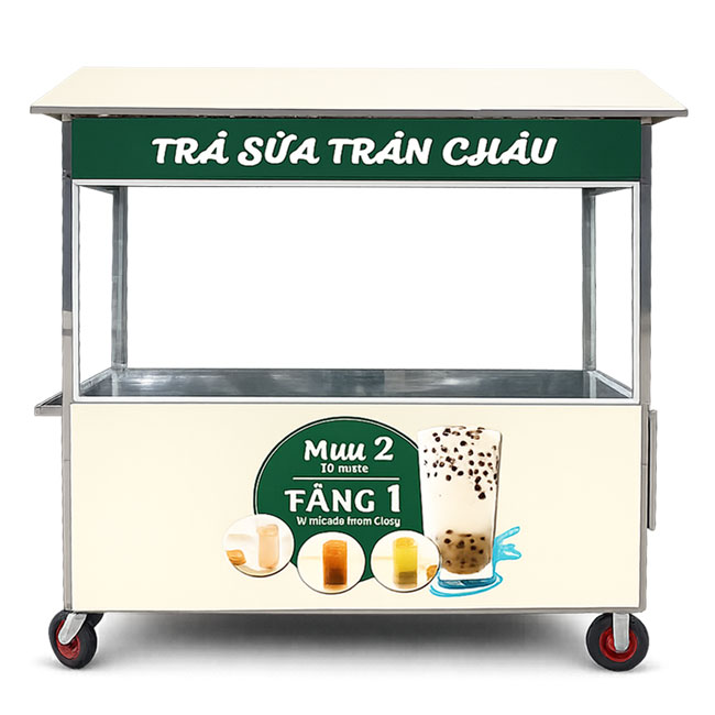 Xe trà sữa mái chùa 1m8 XI-180-MA