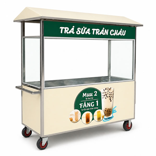 Xe trà sữa mái chùa 1m8 XI-180-MA