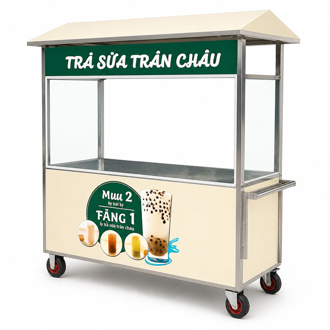 Xe trà sữa mái chùa 1m8 XI-180-MA