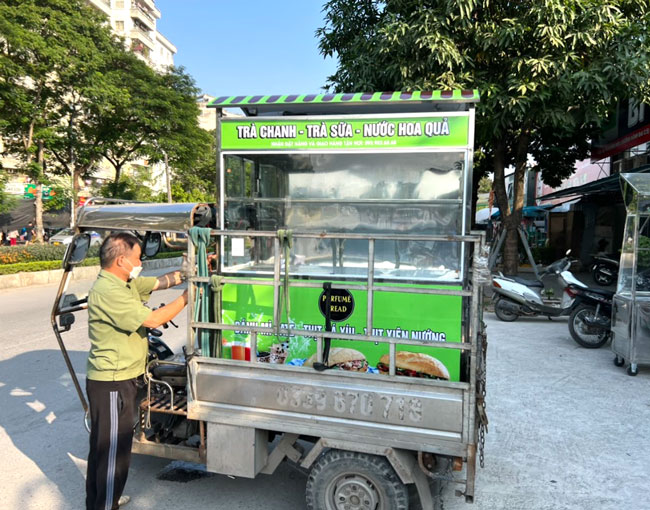 Hỗ trợ vận chuyển xe trà sữa tận nơi