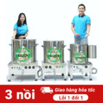 Bộ 3 nồi nấu phở bằng điện