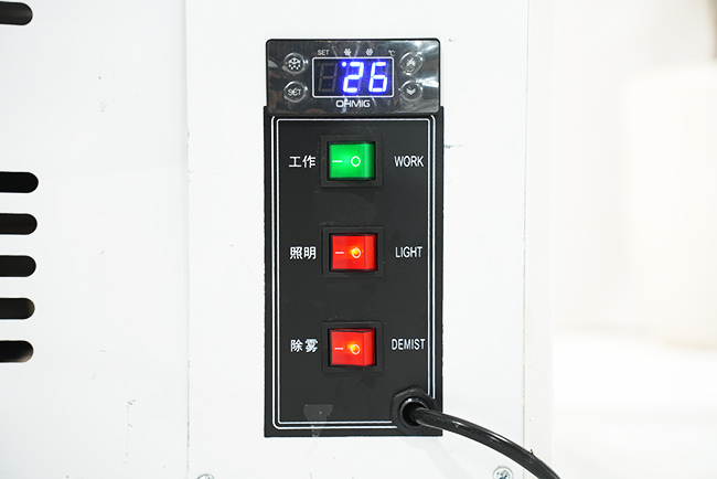 Bộ điều khiển nhiệt độ tủ bánh kem 1m8 3 tầng kính vuông
