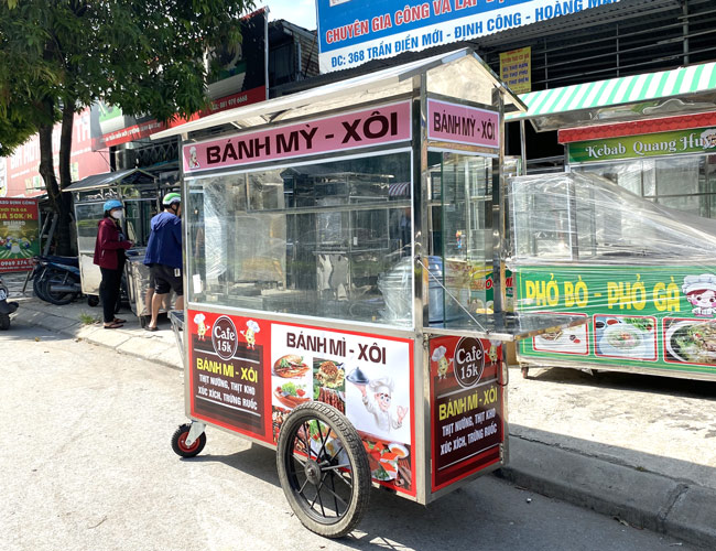 Cấu Tạo Mái Chùa Trên Xe Bán Hàng