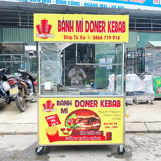 Cấu tạo nổi bật xe bánh mì Thổ Nhĩ Kỳ mái bằng