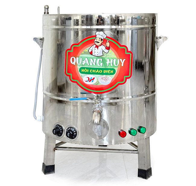 Cấu tạo nồi nấu cháo điện 70L công nghiệp