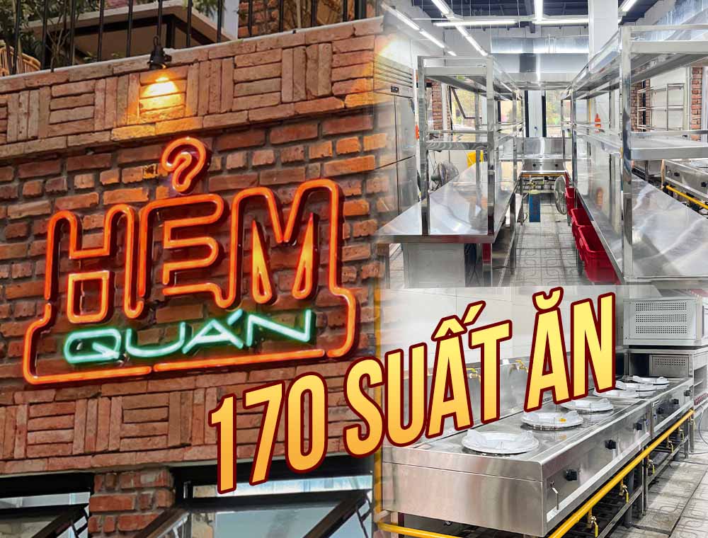 Dự án thi công bếp ăn cho Hẻm quán