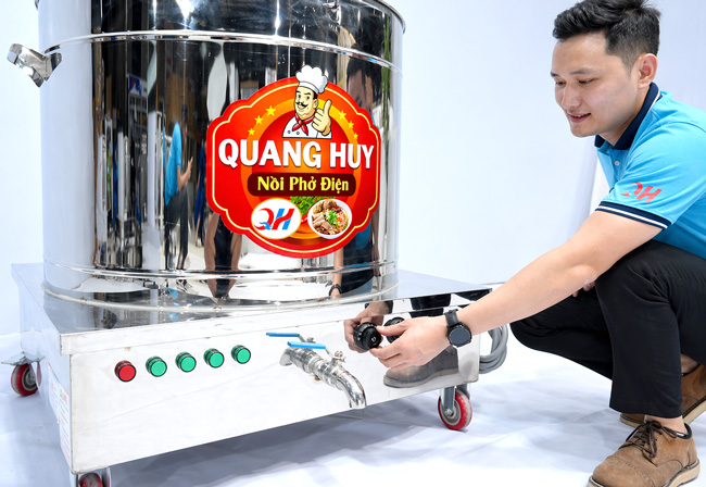 Hệ thống điều khiển nồi nấu hủ tiếu điện 300L