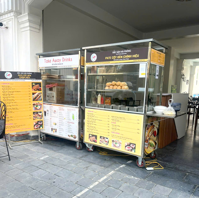 Không gian trưng bày khoa học, dễ tạo cảm giác ngon miệng