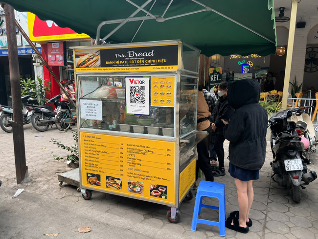Khu vực thao tác tối ưu cho 1 người bán