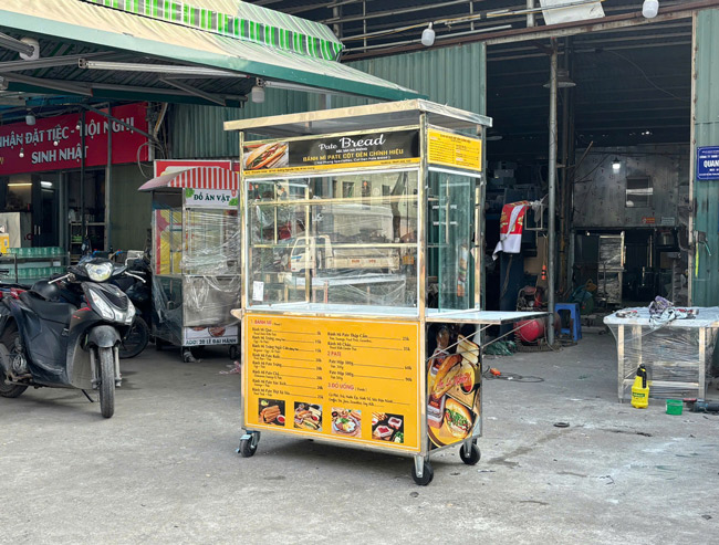 Kích thước 1m2 nhỏ gọn nhưng vẫn đáp ứng nhu cầu kinh doanh