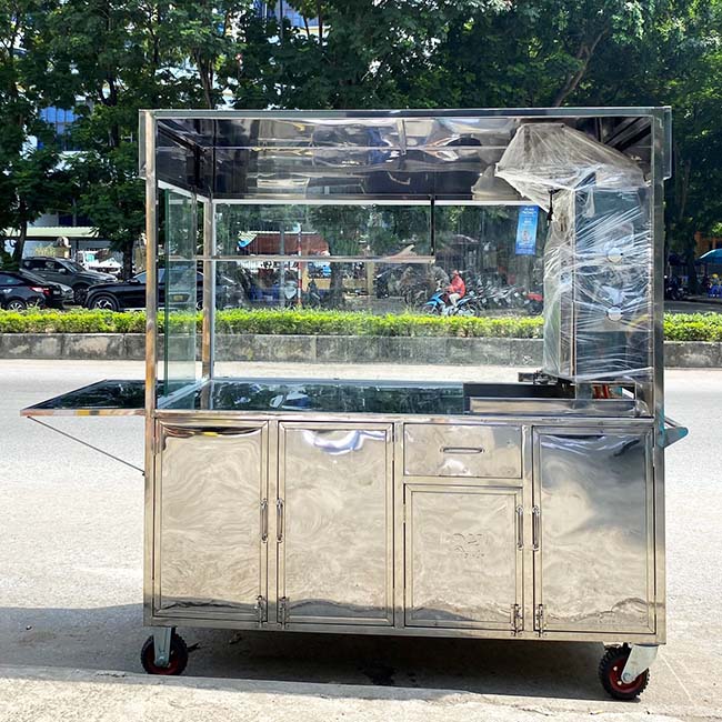 Kính cường lực xe bánh mì Thổ Nhĩ Kỳ mái bằng