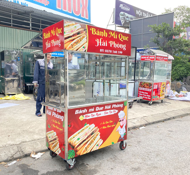 Mái bằng dễ gắn bảng hiệu quảng cáo