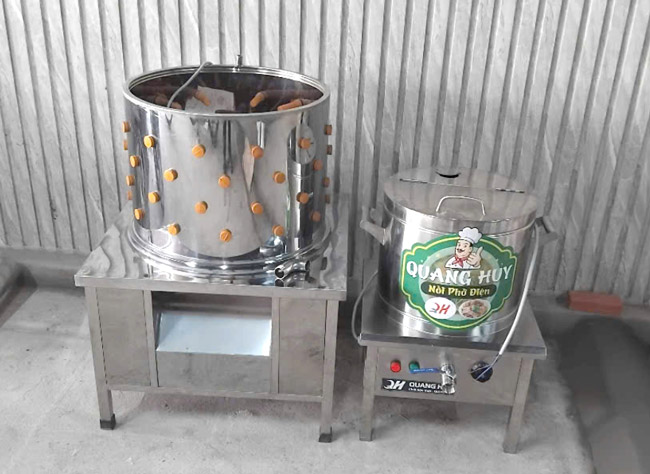Máy vặt lông gà 60cm nhỏ gọn
