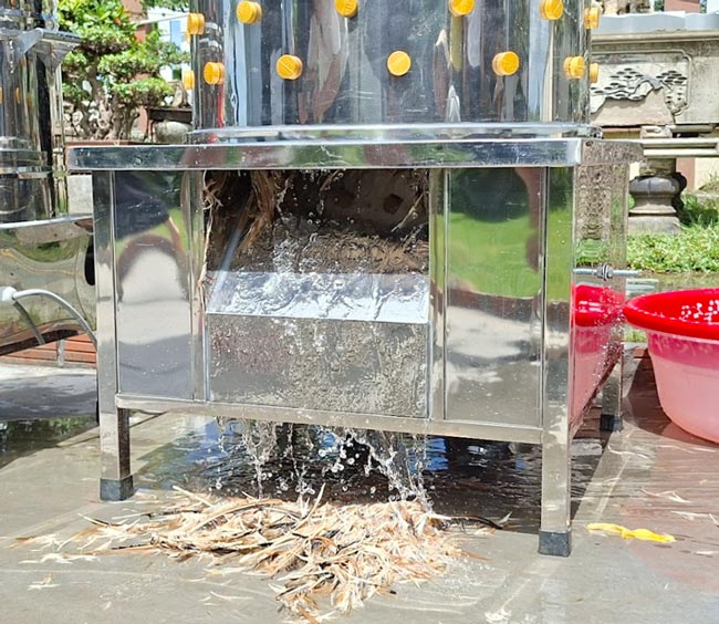 Vệ sinh máy gà phi 80 dễ dàng