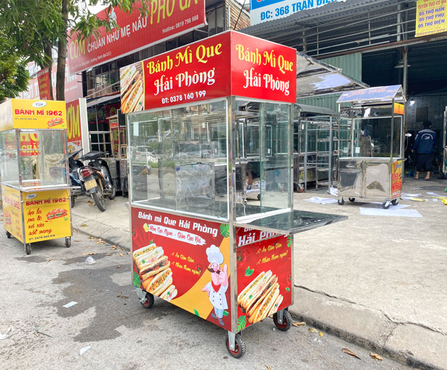 Một số hạn chế của Xe bánh mì Que mái bằng 1m2