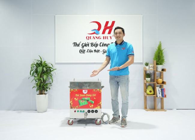Nồi bánh chưng điện 100L nấu nhanh