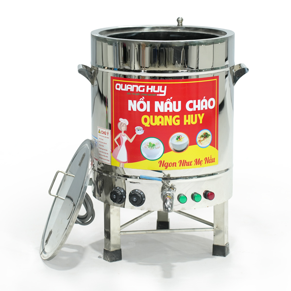 Nồi Nấu Cháo Công Nghiệp 100L nấu 10kg gạo/mẻ