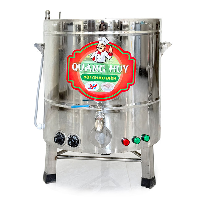 Nồi nấu cháo điện 50L tiết kiệm nhân công và chi phí vận hành