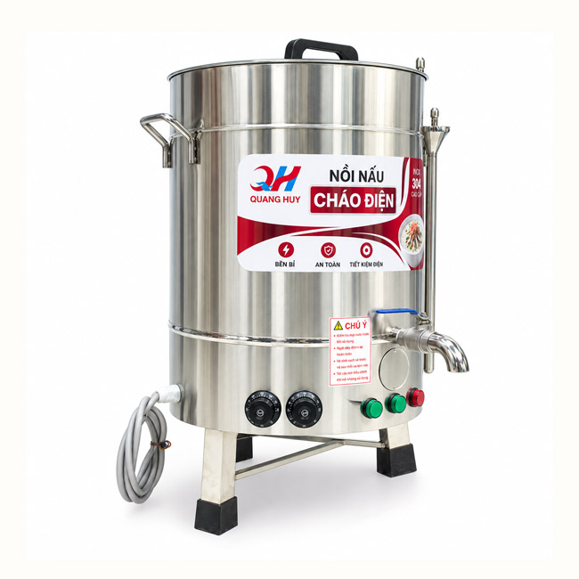 Nồi nấu cháo điện 80L inox 304 NC80