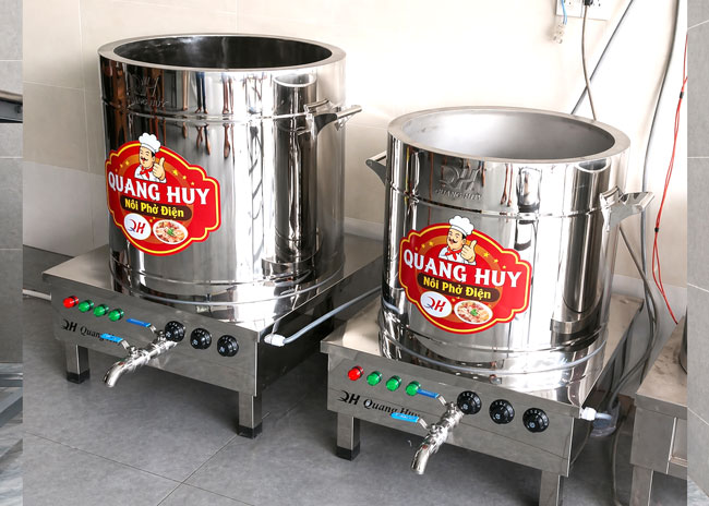 Nồi nấu phở bằng điện 100L tối ưu chi phí