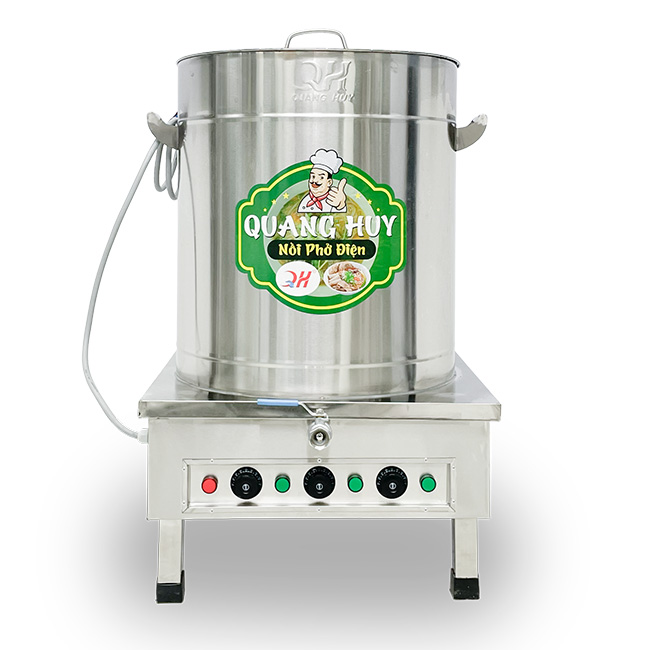 Nồi nấu phở điện 100L hầm xương, nấu nước lèo NP100