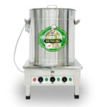 Nồi nấu phở điện 120L inox xước 304 NP120