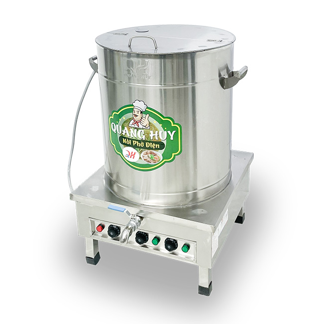 Nồi nấu phở điện 120L hầm xương, nấu nước lèo NP120