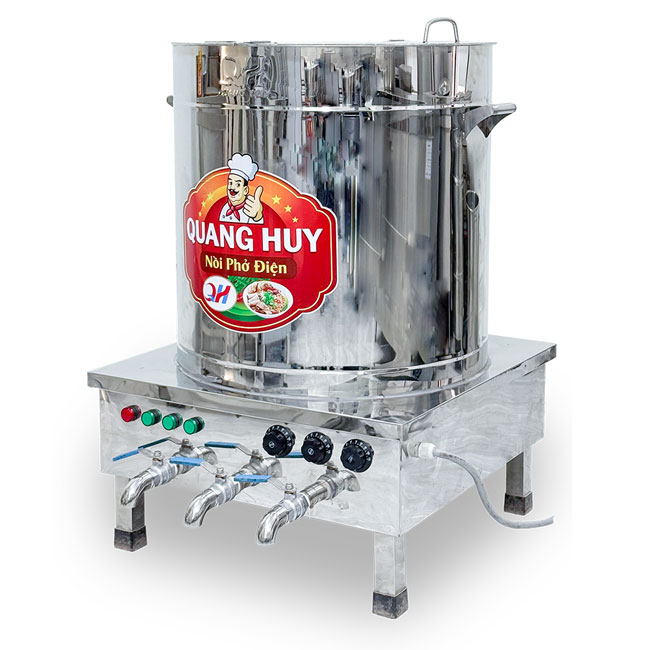 Nồi nấu phở điện 3 ngăn 100L inox 304 NP100-3N