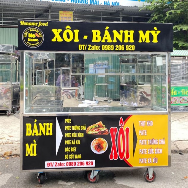 Tại sao nên đầu tư xe bán xôi bánh mì mới