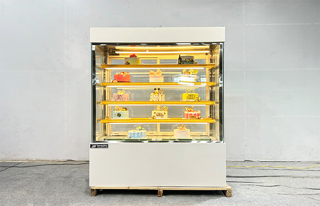 Tủ bánh kem 1m8 cửa sau thiết kế 5 tầng