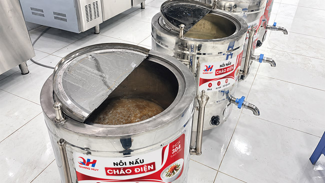 Ứng dụng nồi cháo điện