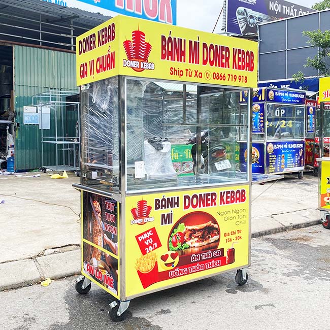 Ưu điểm khi sử dụng xe bánh mì Thổ Nhĩ Kỳ mái bằng