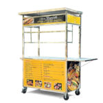 Xe bánh mì Pate mái chùa 1m2 PT1200-C