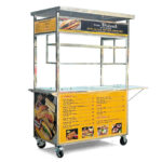 Xe bánh mì Pate mái chùa 1m2 PT1200-C