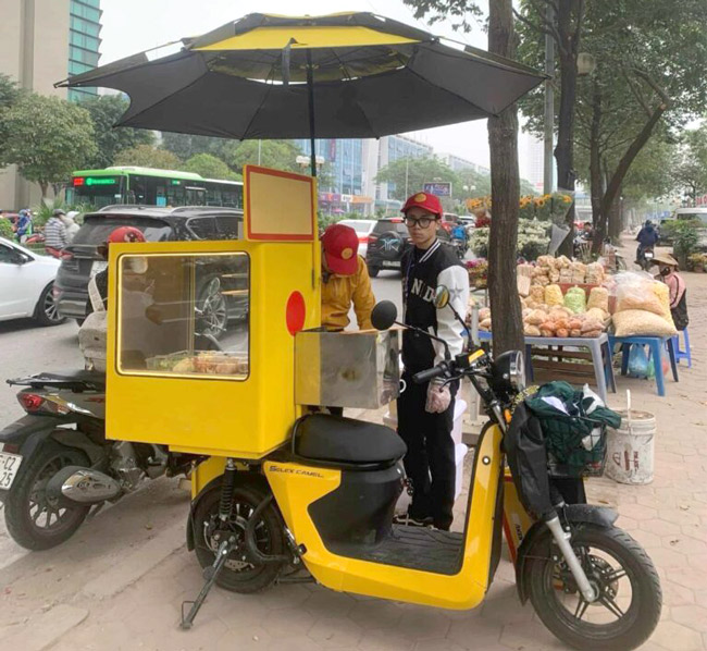 Xe bán hàng cồng kềnh, khó di chuyển