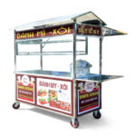 Xe bán xôi bánh mì mái chùa 2m XBX2.0-MA